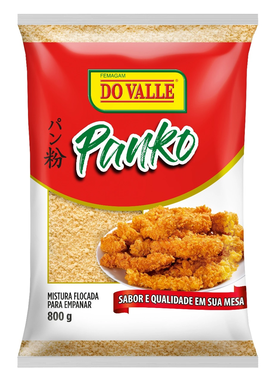 Mistura Flocada Do Valle Panko Para Empanar 800g