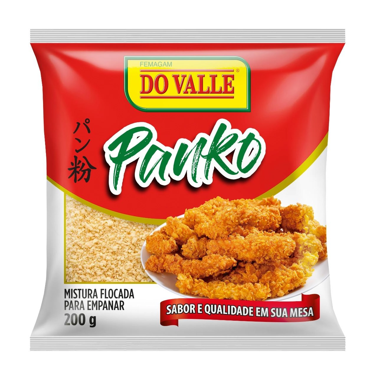 Mistura Flocada Do Valle Panko Para Empanar 200g