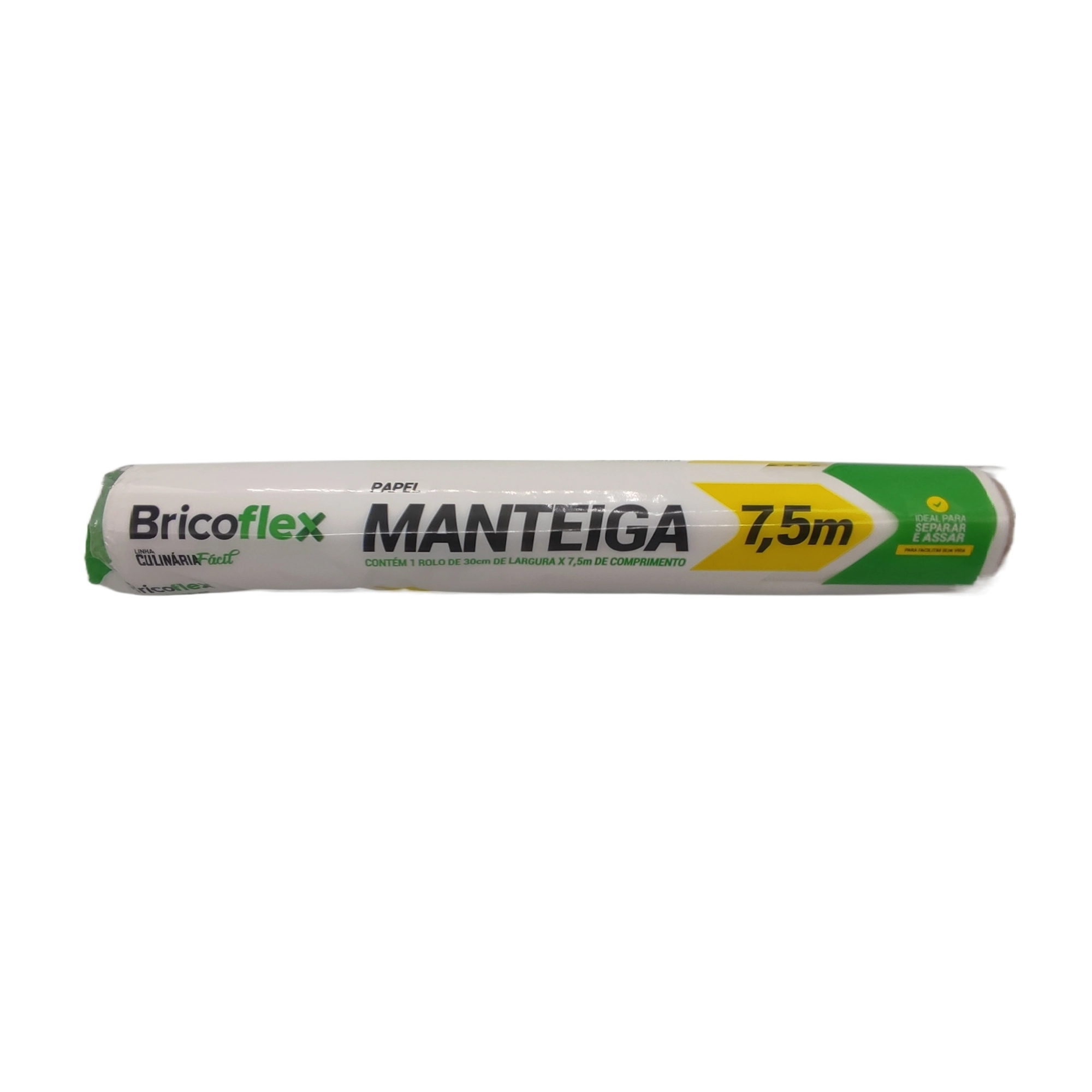 Papel Manteiga Bricoflex 0,30x7,5m Rolo
