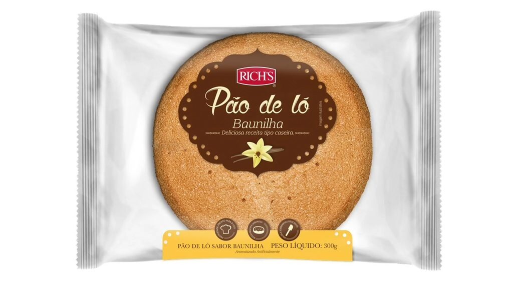 Pao De Lo Red Baunilha 300g Richs