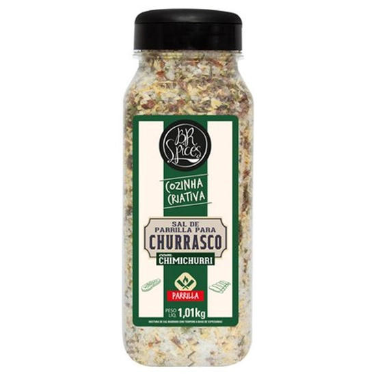 Sal De Parrilla Com Chimichurri Para Churrasco Br Spices Frasco 1,01kg