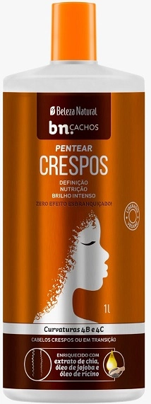 Creme De Pentear 1l Beleza Natural Crespos