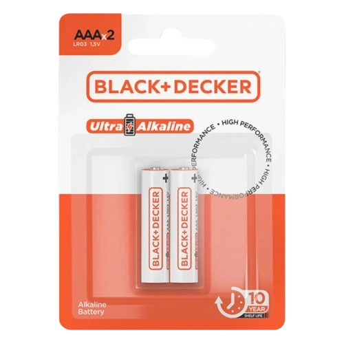 Pilha B D High Ultra Alkaline Aaa Lr03 1.5v Blister C 2 Bdbt 0aaa 02