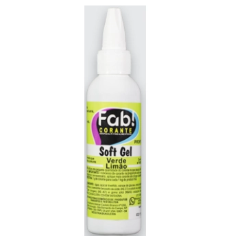Corante Soft Gel Verde Limao 25g Fab
