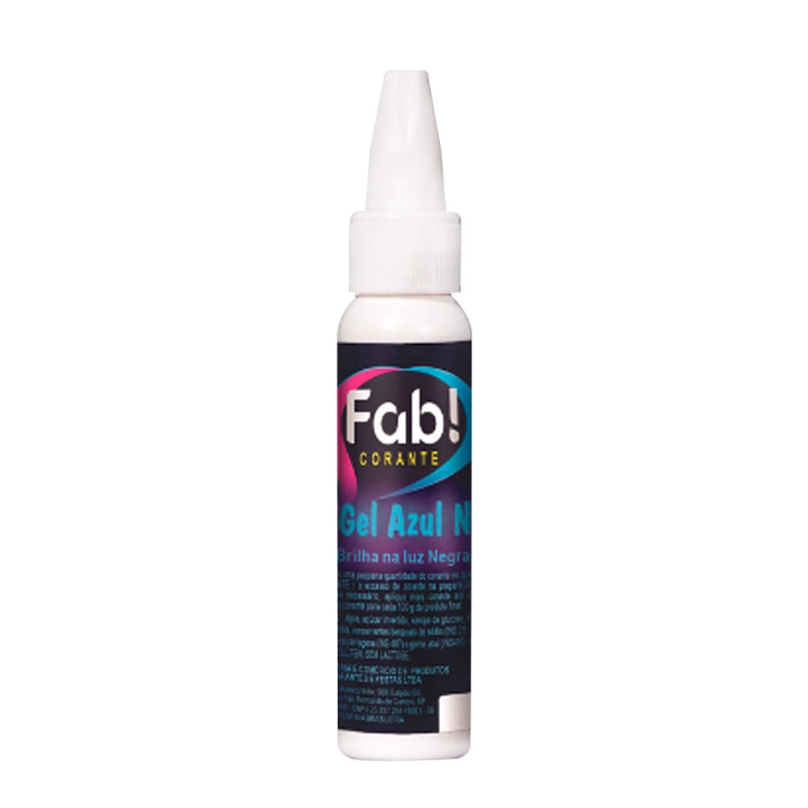 Corante Softgel Art Azul Neon 25g 16010402 Fab