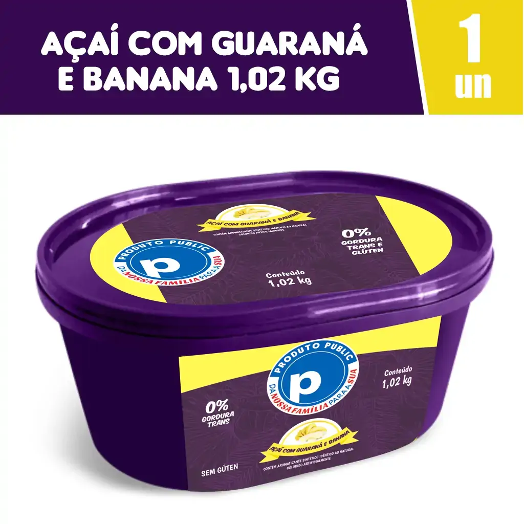 Acai Public 1.02kg Banana
