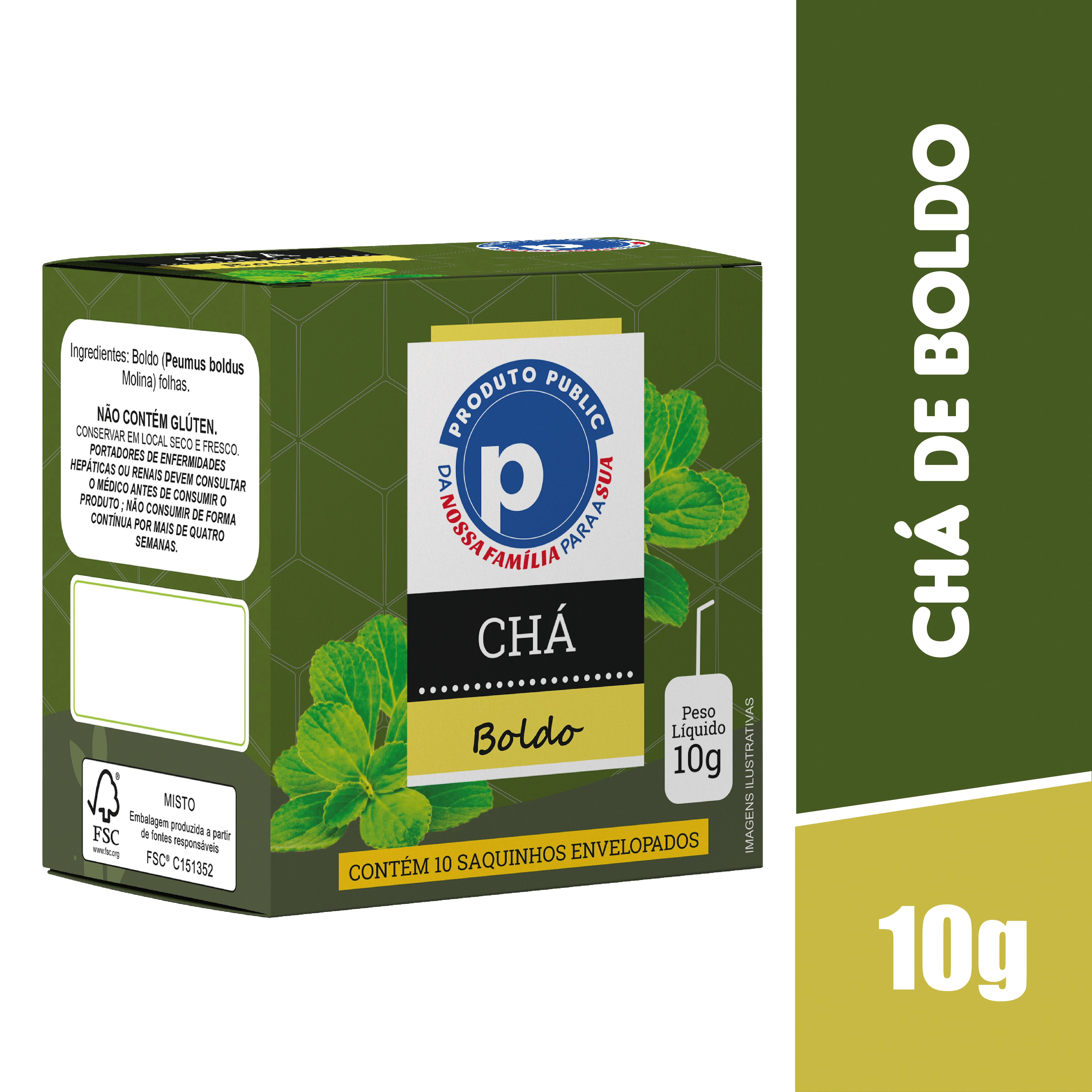 Cha Public 10g Boldo