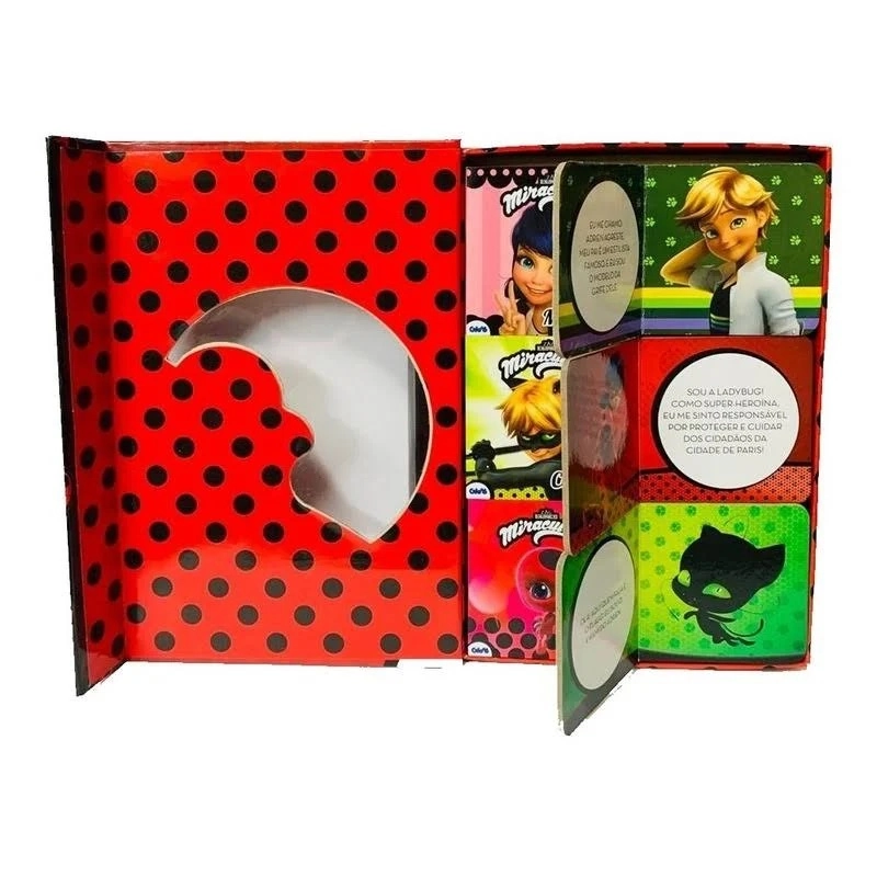 Mini Livros Box 6pcs Ladybug Os Segredos Dos Herois 81067 Ciranda Cultural