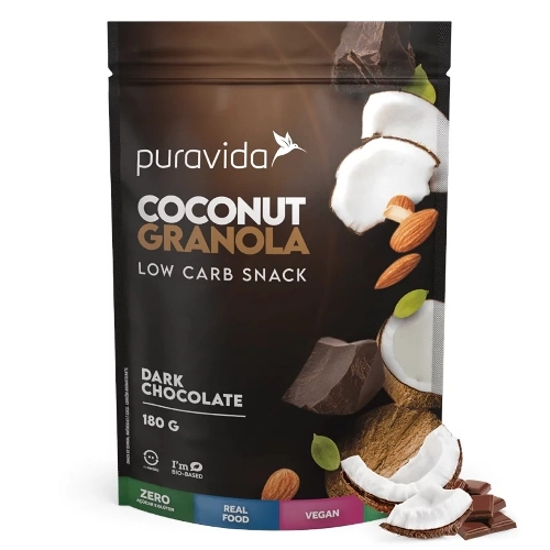 Puravida Granola Coconut Dark Choco 180g