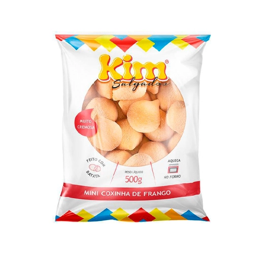 Mini Coxinha Frango Kim 500gr