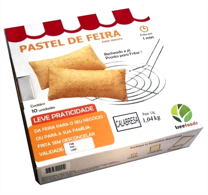 Pastel De Feira De Calabresa Tree Foods 1,04kg