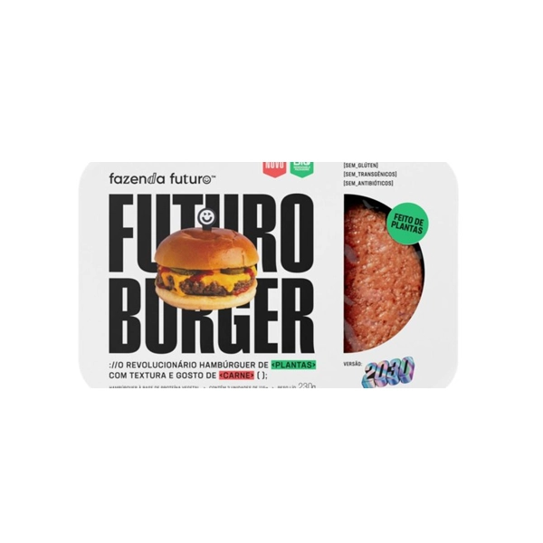 Hambúrguer Vegetal Fazenda Futuro Burger Bandeja 230g 2 Unidades