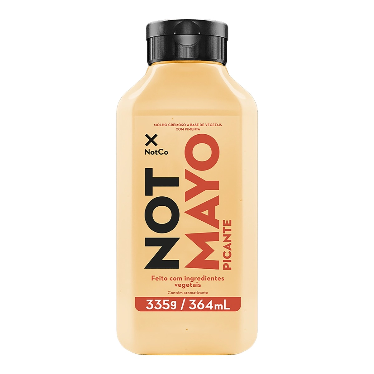 Molho Cremoso à Base De Vegetais Picante Not Mayo Squeeze 335g