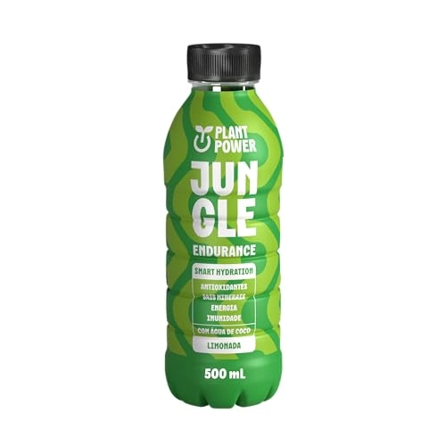 Isotônico Orgânico Limonada Plant Power Jungle Endurance Frasco 500ml
