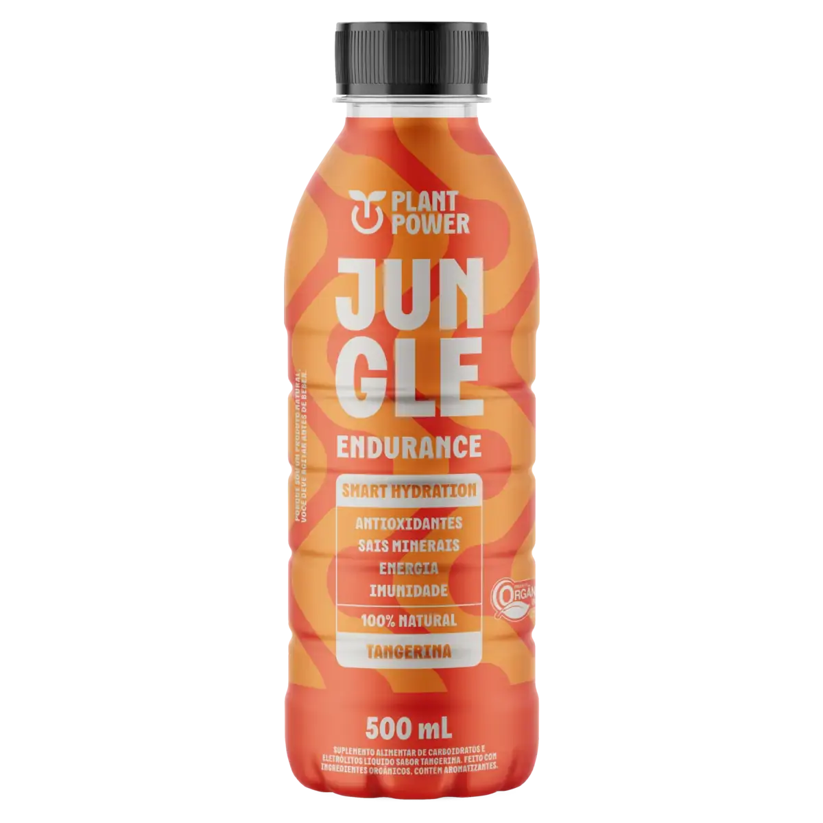 Isotônico Orgânico Tangerina Plant Power Jungle Endurance Frasco 500ml