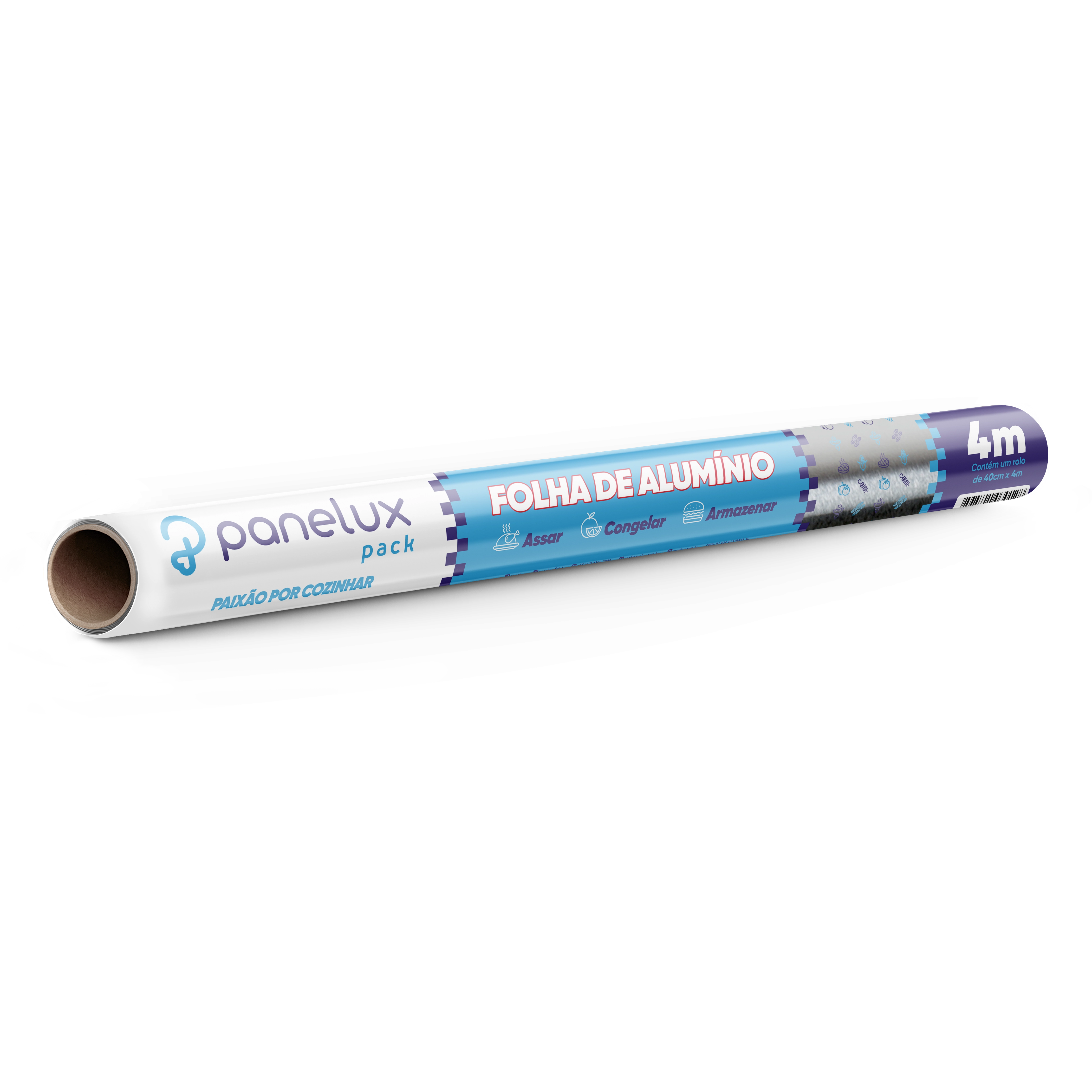 Papel Aluminio 40cmx4m Pack Panelux