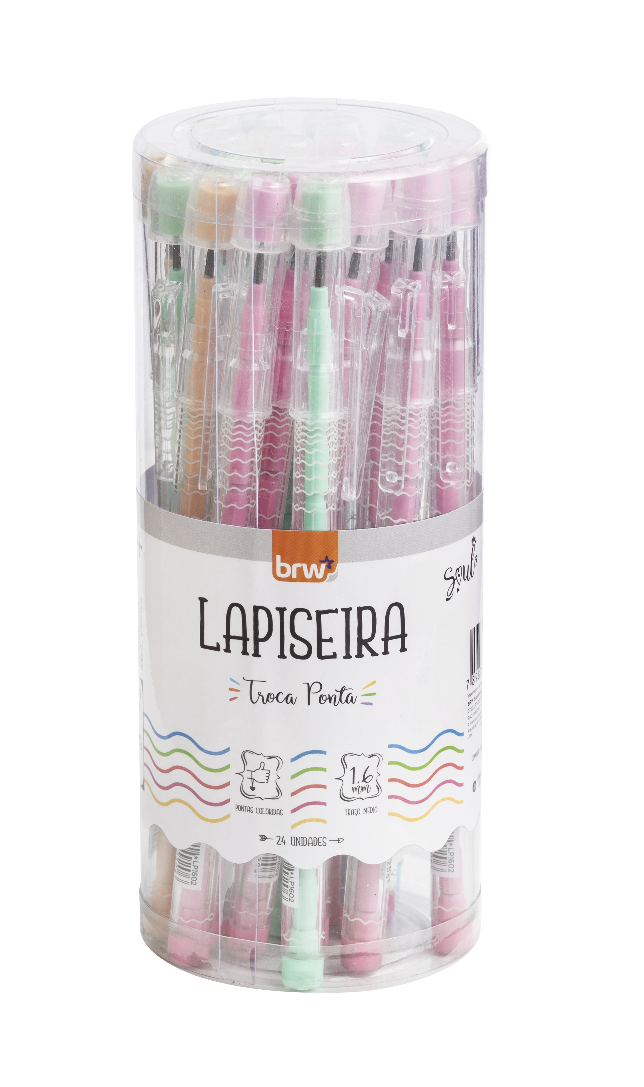 Lapiseira Plastica Troca Ponta 1,6mm