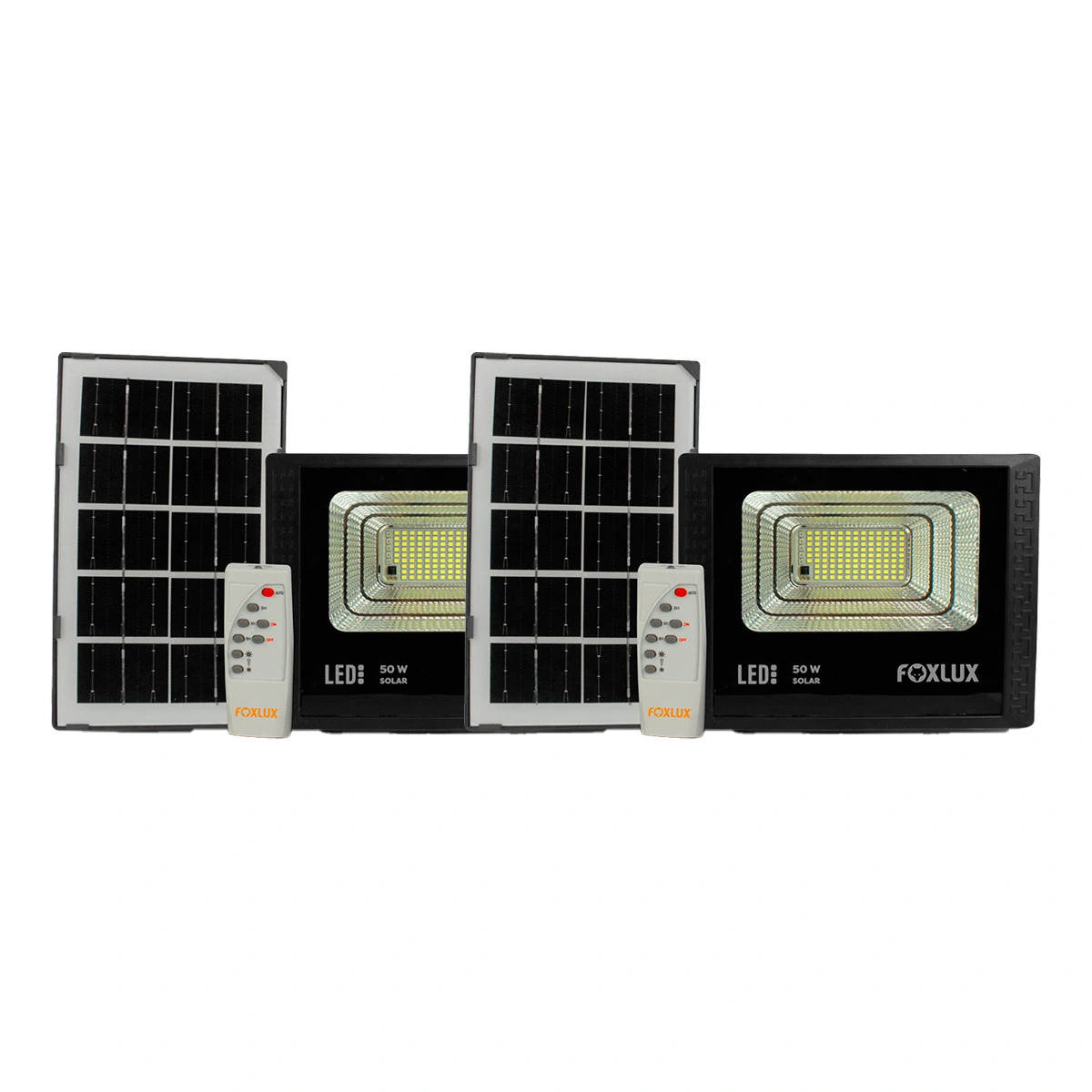 Kit 2 Refletor Led Foxlux Solar 50w 6500k