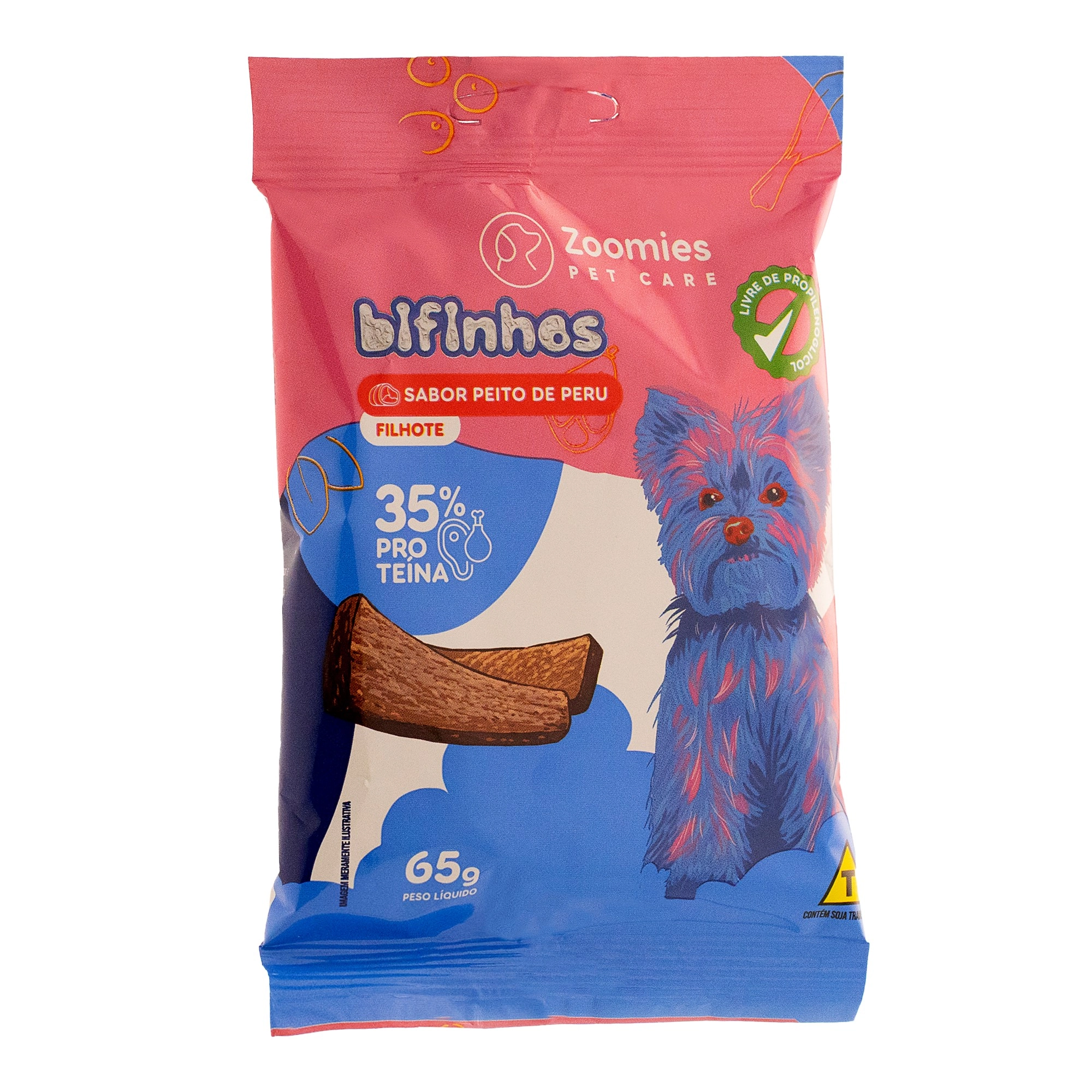 Bifinho Zoolitos Peito De Peru 65g