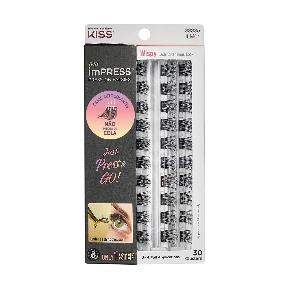 Kiss Impress Press On Falsies Ref Curly R.ilm01b