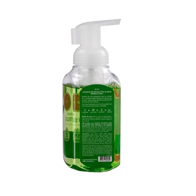 Sabonete Em Espuma Colecao Sinergia 275ml Refresh Citrus Kiss Ny
