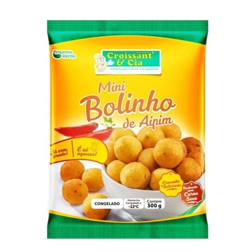 Salg Bolinho Aipim Mini Croissant Cia 300g