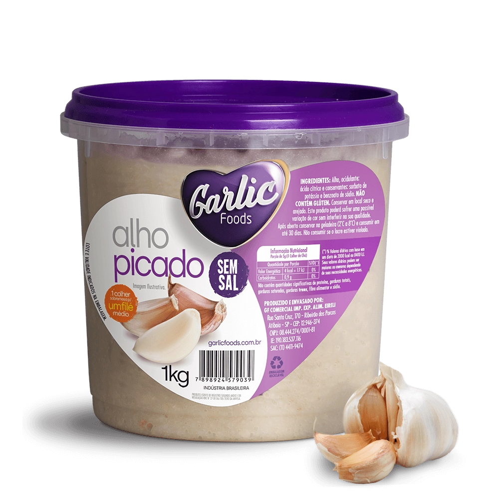 Alho Picado Gralic Foods 1kg