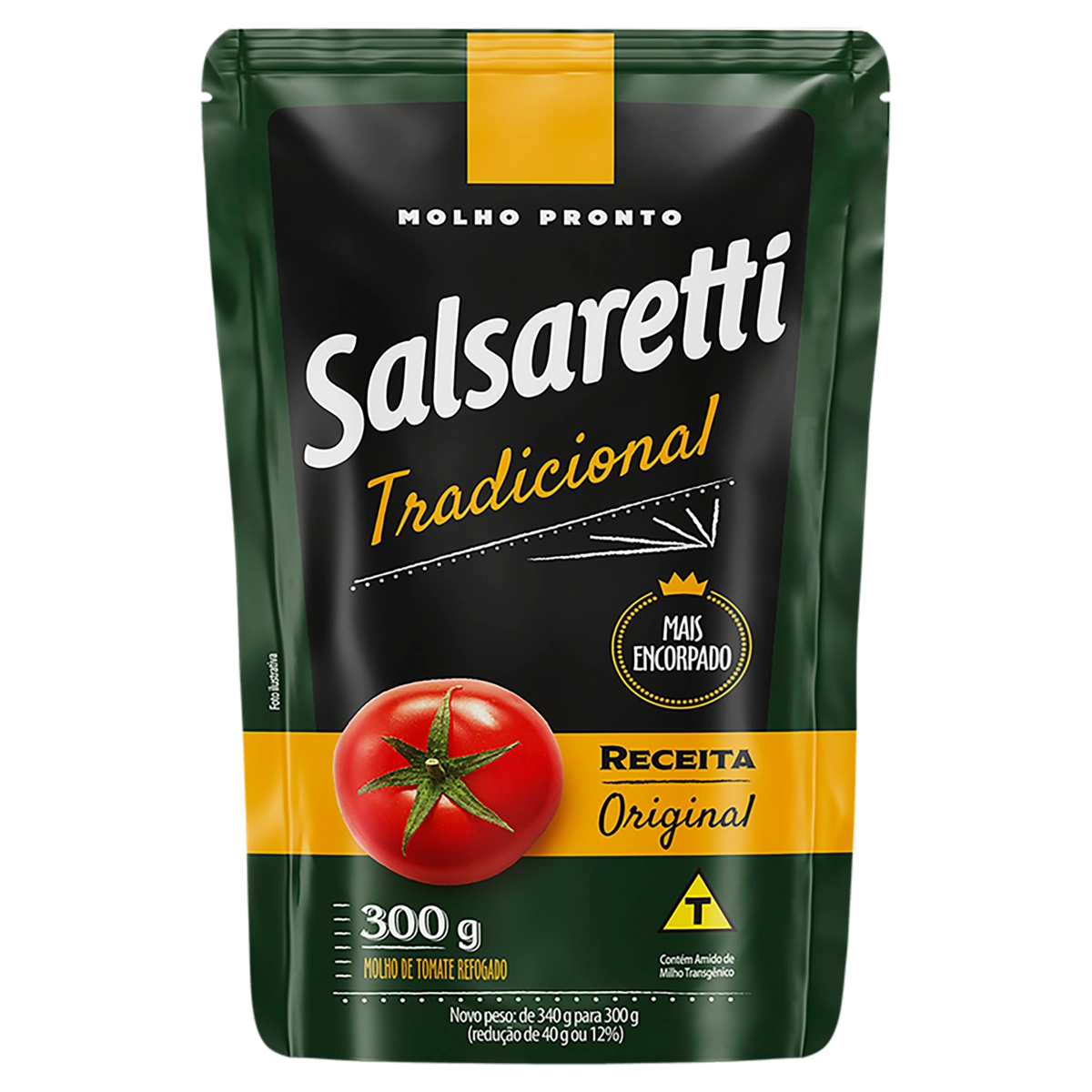 Molho De Tomate Tradicional Salsaretti Sachê 300g