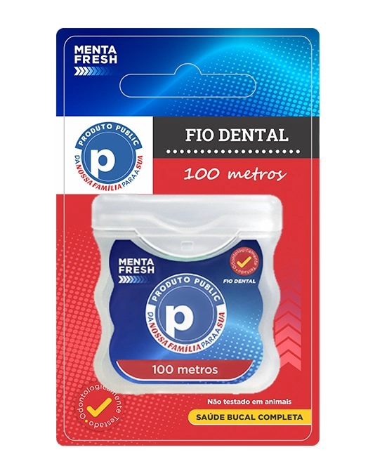 Fio Dental Public 100m Menta