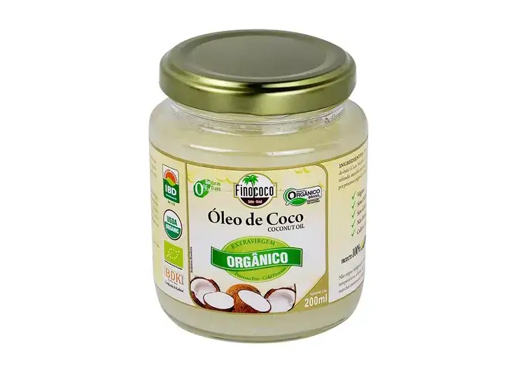 óleo De Coco Extravirgem Orgânico 200ml