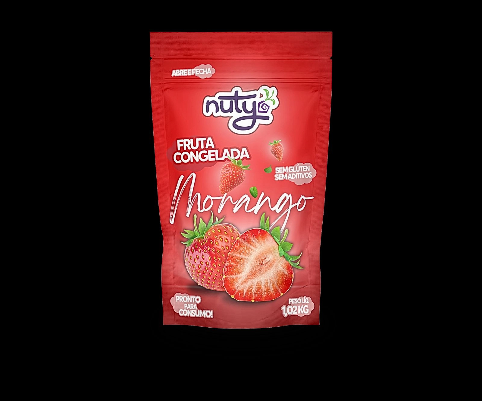Morango Cong Nossa Fruta 1kg