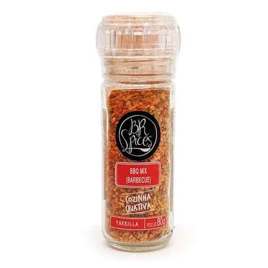 Mix Barbecue Para Carne Com Moedor Br Spices Churrasco Vidro 80g