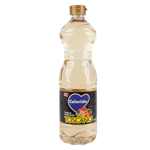 Vinagre De álcool Colorido Toscano Frasco 750ml