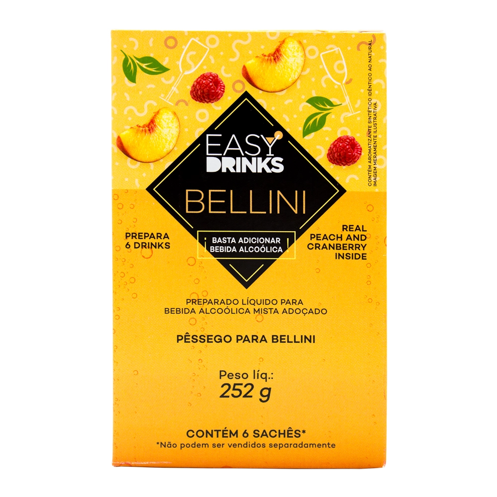 Pre Mix Easy Drinks Bellini 40g Frutas