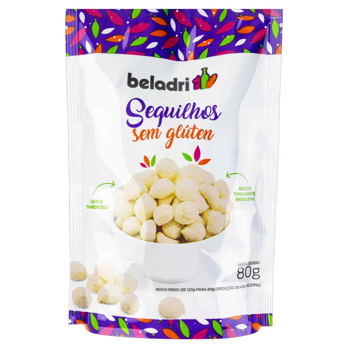 Biscoito Sequilho Sem Glúten Beladri Sachê 80g