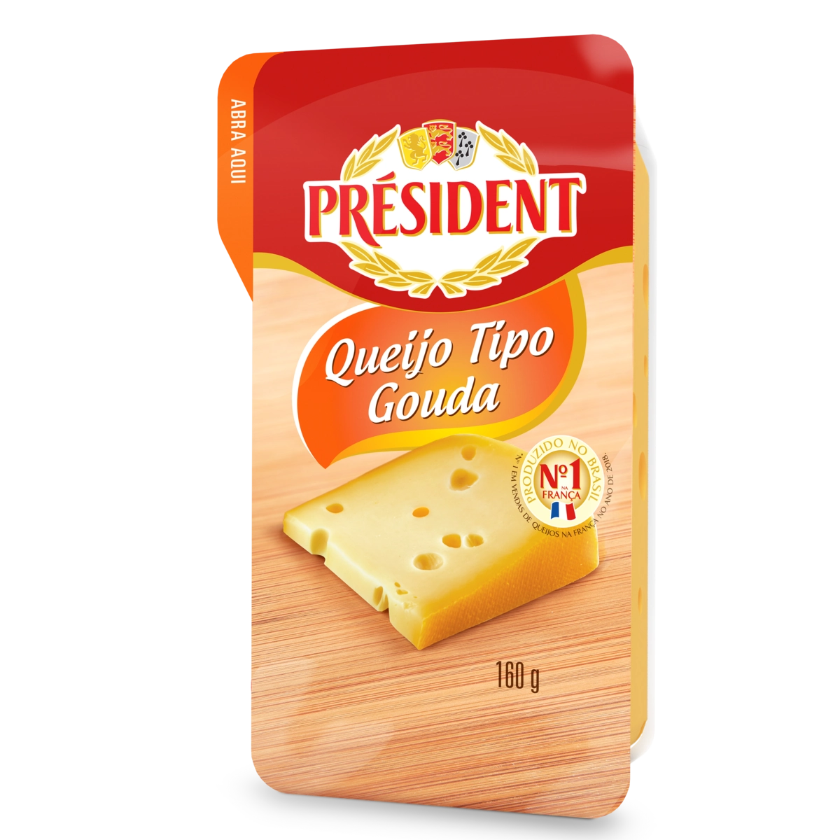 Queijo Gouda Président 160g