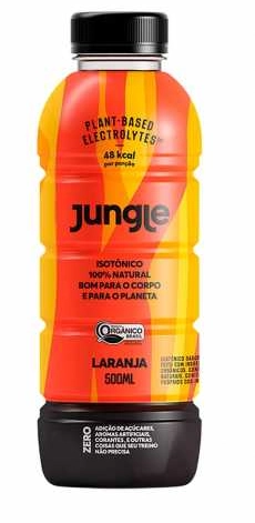 Isotônico Orgânico Laranja Jungle Garrafa 500ml