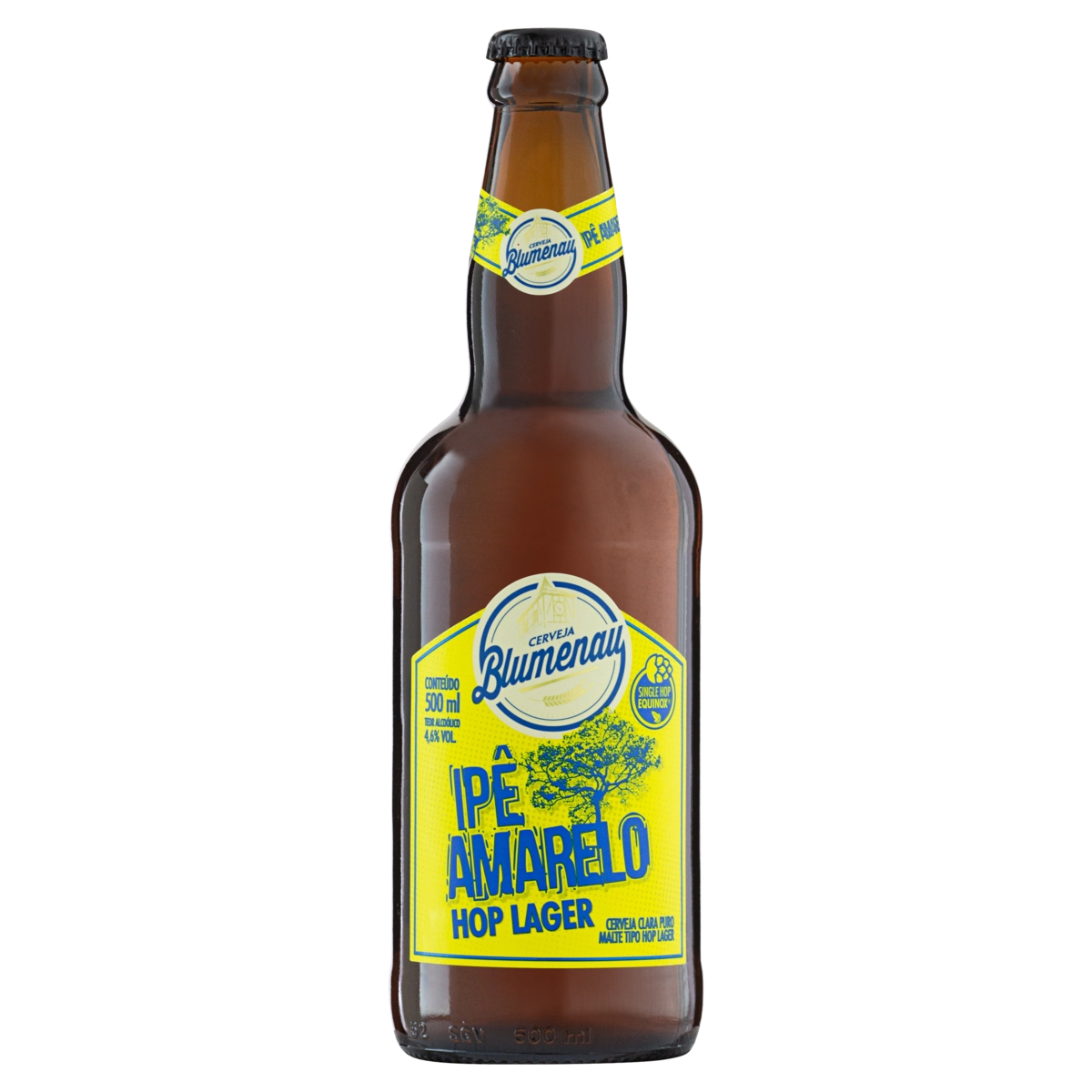 Cerveja Hop Lager Ipê Amarelo Blumenau Garrafa 500ml