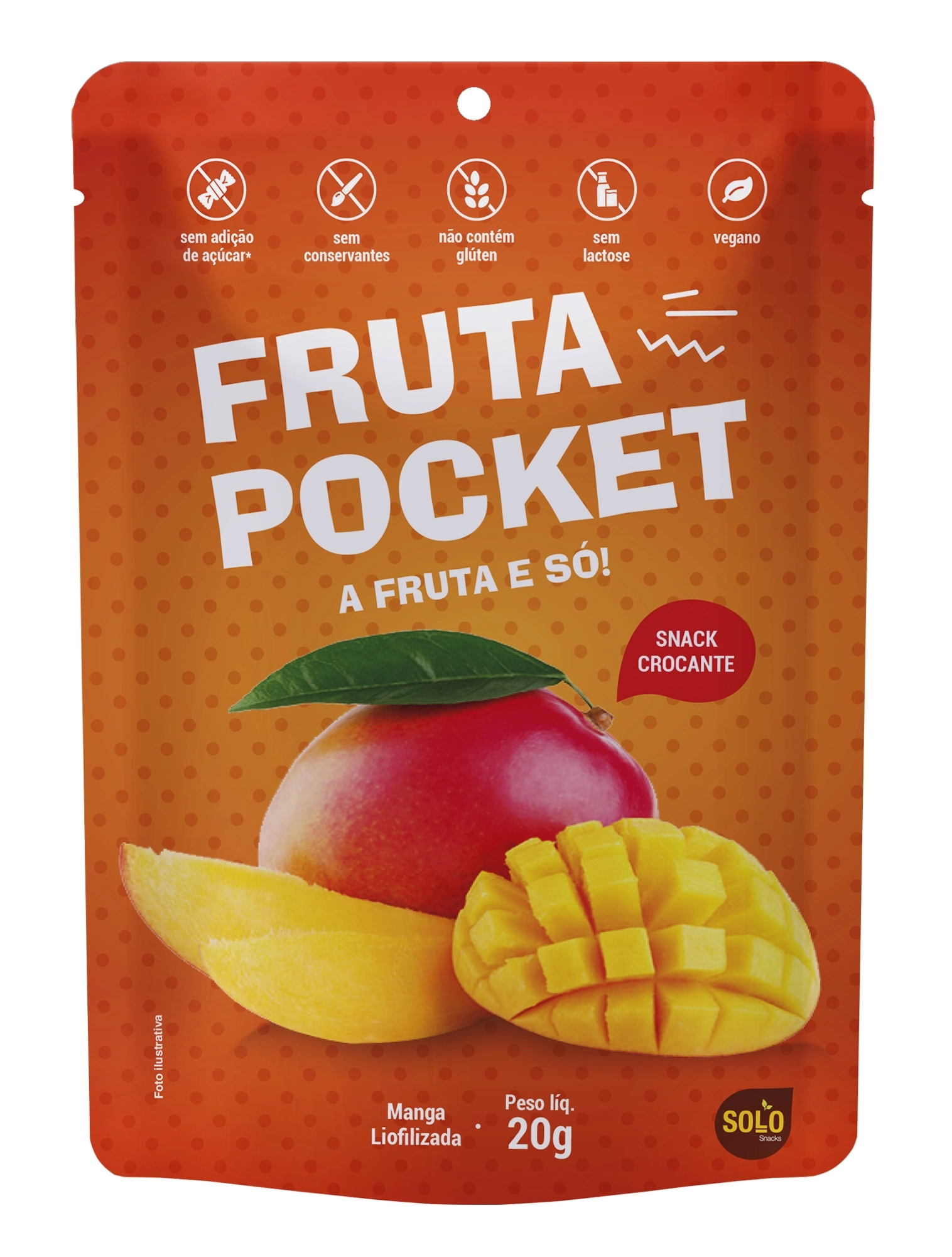 Snack De Manga Lifiolizado Solo Snacks 10g