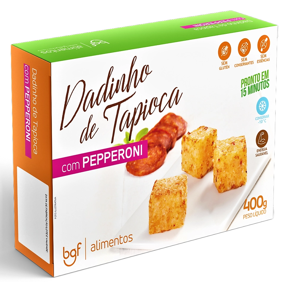 Dadinho Tapioca Bgf Pepperoni 400g