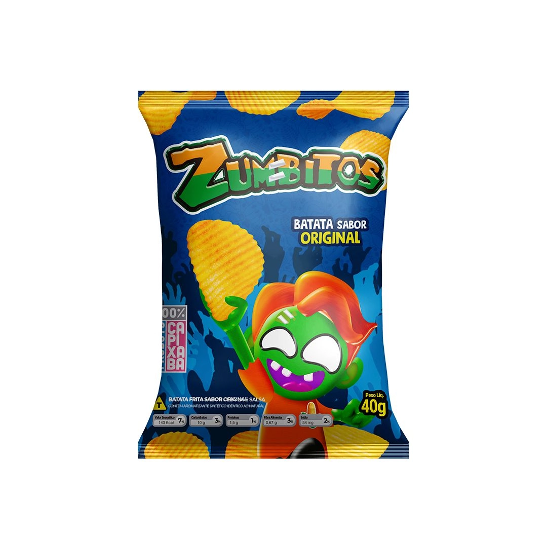 Batata Zumbitos Original 40g 15960 Santos
