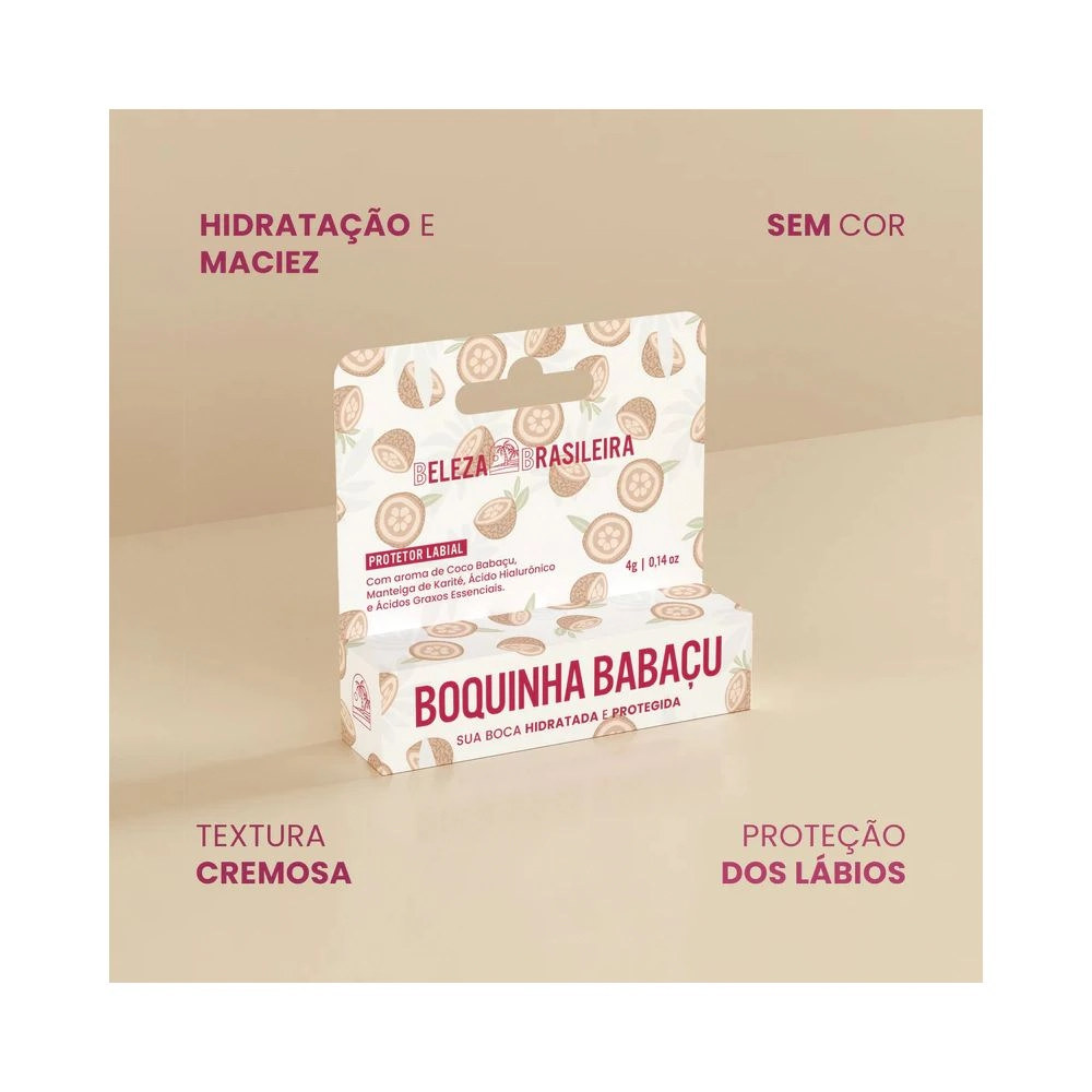 Bb Boquinha 4g Cream Babacu Fps