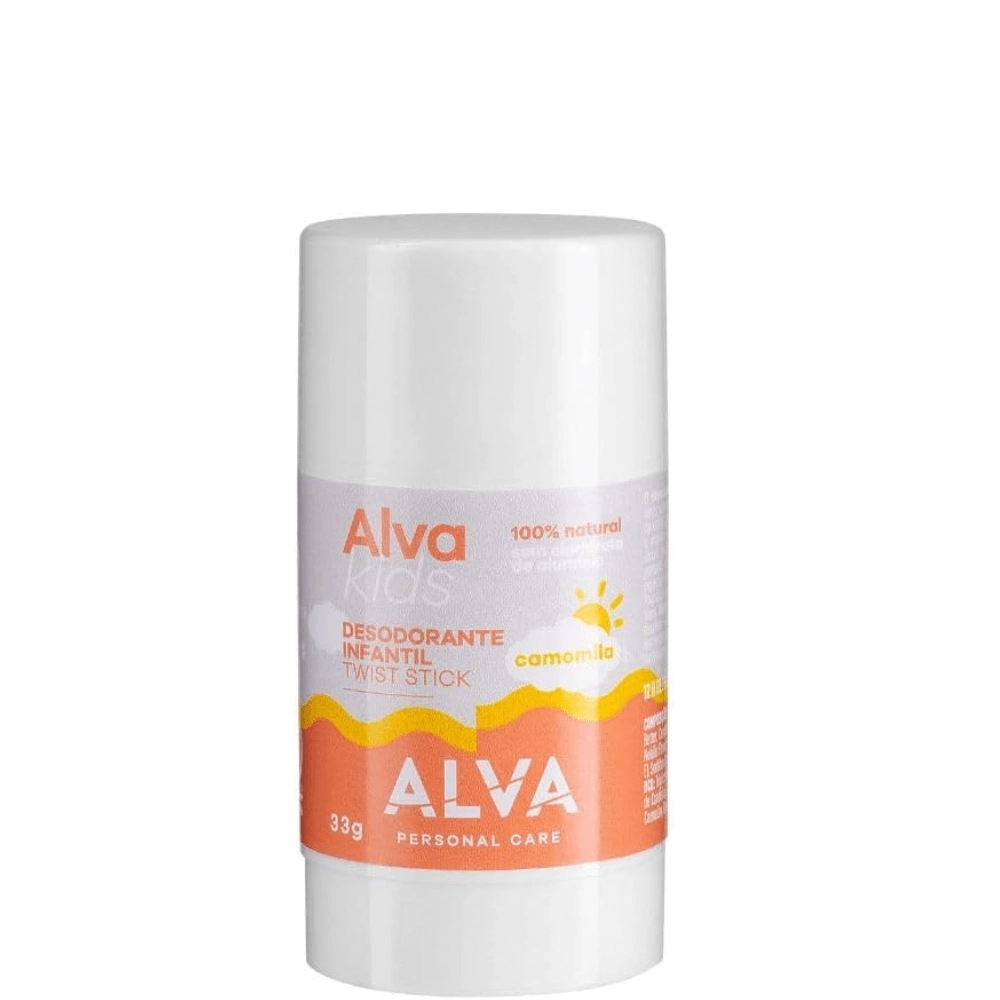 Desodorante Infantil Barra Alva Natural 33g