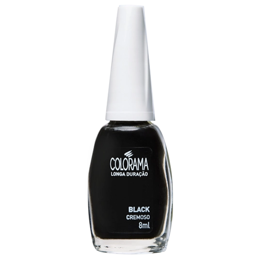 Esmalte Cremoso Black 8ml Colorama
