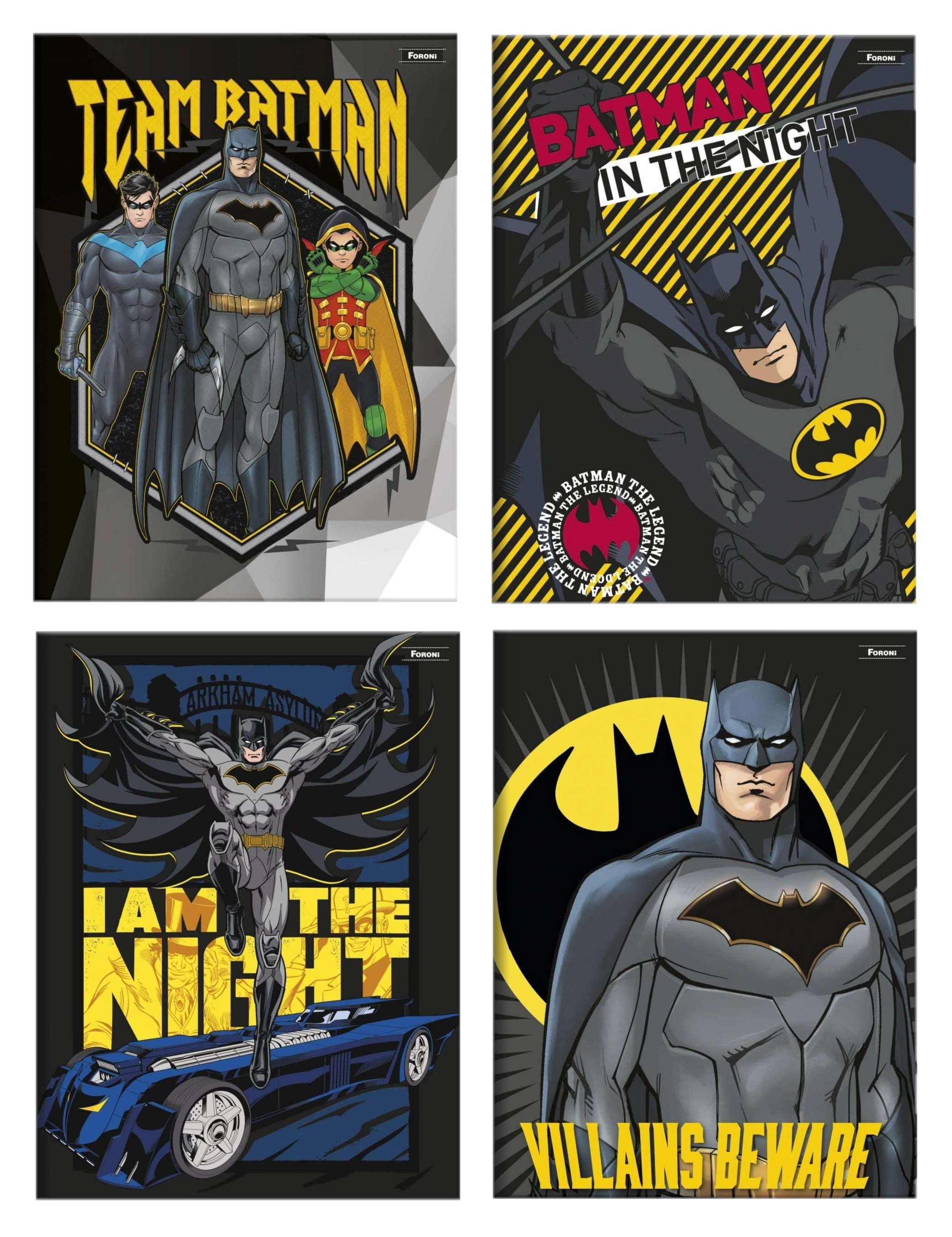 Caderno Brochurao Capa Dura Batman 96 Fls 8664