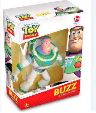 Boneco Vinil Toy Story Buzz Ref 2589 Lider