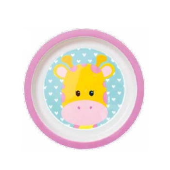Prato Para Bebê Animal Fun Girafinha 6m Buba