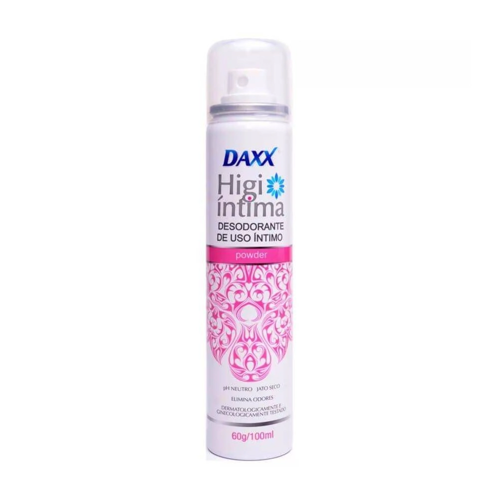 Desodorante íntimo Spray Powder Daxx Higi íntima 100ml