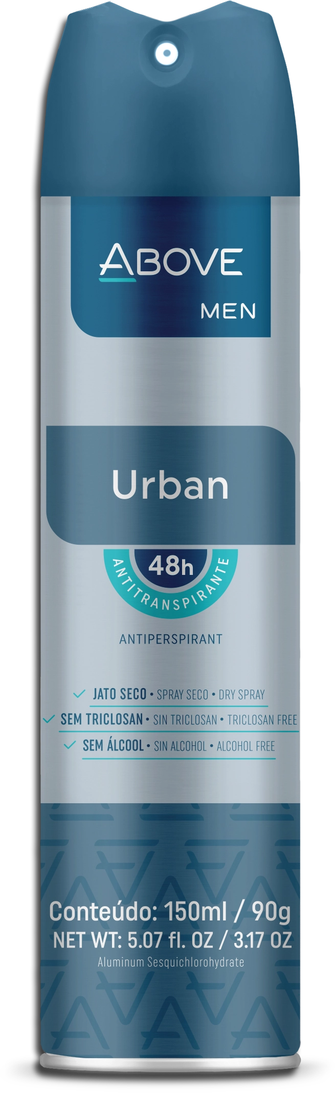 Antitranspirante Jato Seco Above Men Urban 150ml Spray