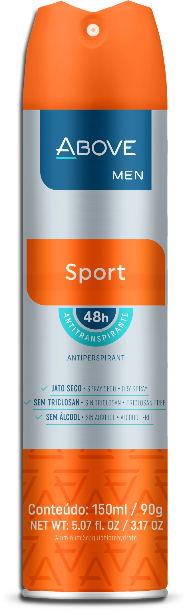 Antitranspirante Jato Seco Above Men Sport 150ml Spray